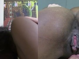 Tight Black Teen Cunt Fucked Bare By A White Cock