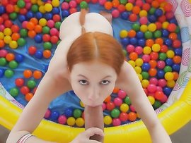 Teen Redhead Has Never Had Such A Big Cock Inside Her