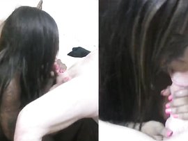 Fucking A Curvy Black Girl With His Hard White Dick