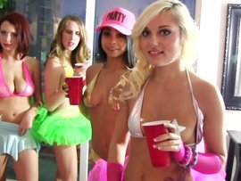 Drunk Sluts Dressed To Party Have A Wild Orgy